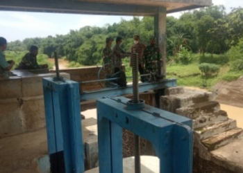 Forkopimcam Kec.Nalumsari Sidak Bendung Rombong Antisipasi Bencana Banjir