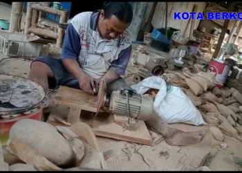 Mandiri Art Klaten Ekspor Kerajinan Bonggol Bambu Hingga USA & Yunani