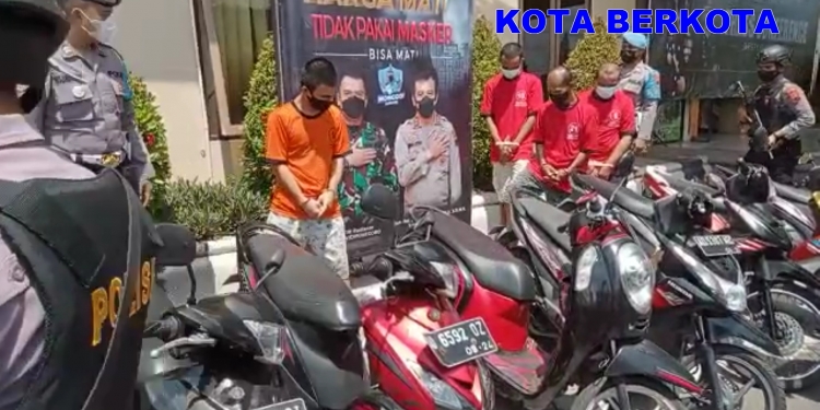 Enam Maling Motor Klaten Teringkus
