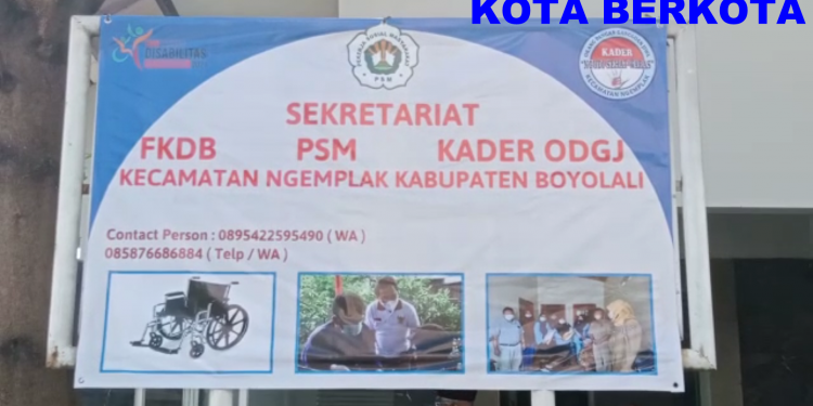 Boyolali Resmikan Sekber Ikatan Pekerja Sosial Masyarakat Forum Komunikasi Disabilitas Boyolali dan Ikatan Kader Orang Dengan Gangguan Jiwa