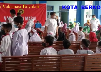 Vaksinasi Boyolali Sasar Siswa 6-11 Tahun Nakes Datangi MI di Pandeyan Ngemplak