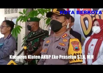 Polisi Klaten Lakukan Serbuan Vaksin menyasar 318 anak berusia 6-11 tahun