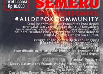 Para Musisi Menggelar Acara DEPOK UNTUK SEMERU Di Kedai Lekker