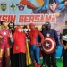 Kapus Kalinyamatan Jepara Tampil Ala Superhero Ajak Anak Vaksinasi