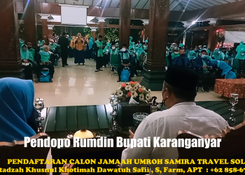 Dilepas Juliyatmono Bupati Karanganyar , Samira Travel Solo Raya Terbangkan 413 Jamaah Umroh 