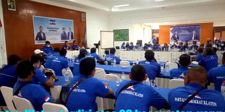 Geliat Demokrat Klaten & Solo Raya Konsolidasi , BPOKK DPD Jateng Lakukan Pemantauan