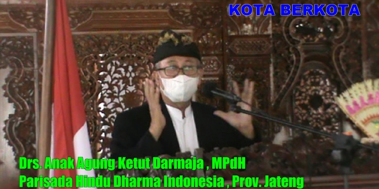 AA Ketut Darmaja Sampaikan Dharma Wacana Soal Tat Twam Asi Kepada Umat Hindu Sragen