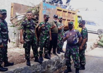 Hindari Banjir Koramil 03 Sukmajaya Gelar Karya Bhakti Kali Jantung