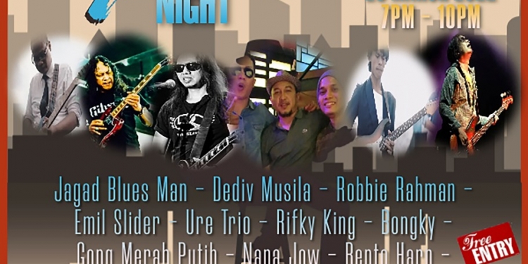 Yeachh ! 25 Maret BLUES NIGHT Depok Kembali Menggebrak