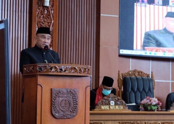 Dalam Rapat Paripurna Istimewa HUT ke-23 Kota Depok, Walikota Depok Mohammad Idris Ucapkan Terima Kasih Ke DPRD Kota Depok