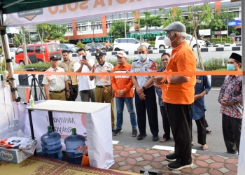 PKS Kota Solo  Kembali Membuka  Posko Mudik Dr. Salim di Jalan Slamet Riyadi 