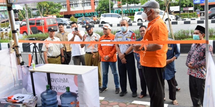 PKS Kota Solo  Kembali Membuka  Posko Mudik Dr. Salim di Jalan Slamet Riyadi 