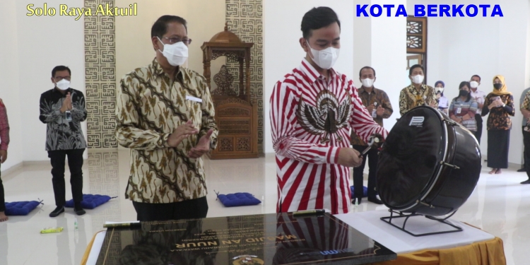 Diresmikan Walikota Gibran Stasiun Balapan Ada Mesjid Baru Berkapasitas 600 jamaah