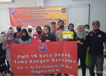 PWO IN Kota Depok Bersama Eni Sumarni anggota DPD RI Santuni Anak Yatim Piatu dan Berikan Bantuan Sosial