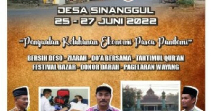 Bazar Tiga Hari Tiga Malam Memeriahkan Sedekah Bumi Desa Sinanggul Merupakan Kearifan Lokal