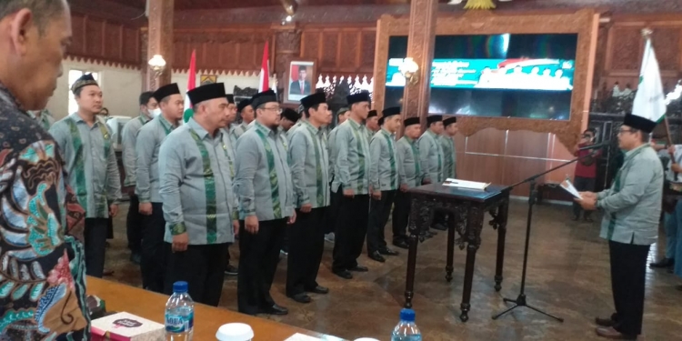 Alumni Mahasiswa HMI, Gelar Pelantikan KAHMI di Pendopo Kabupaten Jepara