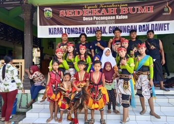 Tradisi Sedekah Bumi Desa Pecangaan Kulon Merupakan Kearifan Lokal