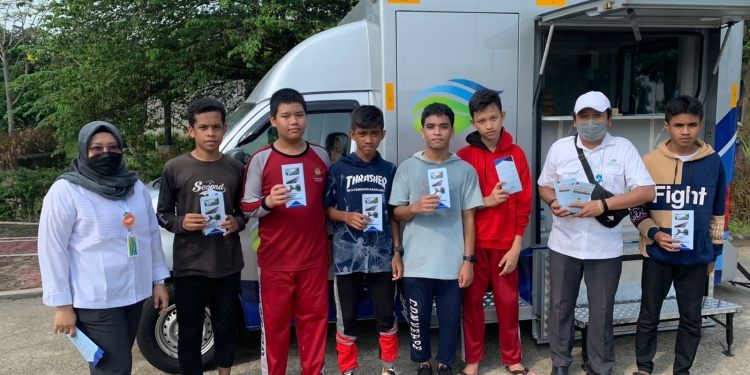 Layanan Mobil Keliling Tirta Asasta Disambut Baik Warga di acara HLUN Ke-26