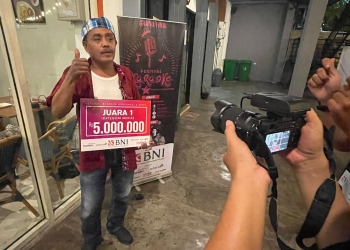 Festival Karaoke Media dan Korporasi BUMN 2022, Perwakilan PWI Depok Keluar Sebagai Juara I