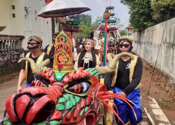 Kemeriahan Karnaval Culture Budaya Desa Rengging sambut HUT RI ke 77