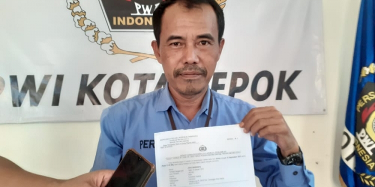 Para Wartawan PWI Depok, Dibuat Geram Dua Oknum Pegiat Medsos Dipolisikan