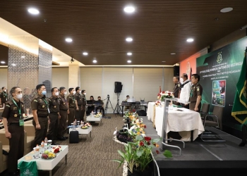 Pengarahan Jaksa Agung Muda Intelijen dalam Focus Group Discussion (FGD) mengenai Optimalisasi Kinerja Satgas 53 Kejaksaan Republik Indonesia