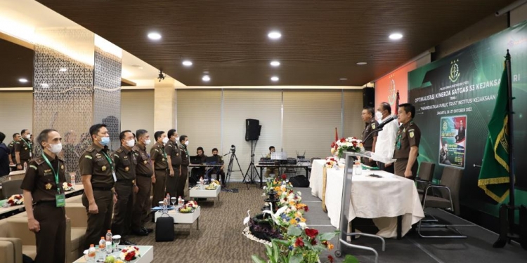 Pengarahan Jaksa Agung Muda Intelijen dalam Focus Group Discussion (FGD) mengenai Optimalisasi Kinerja Satgas 53 Kejaksaan Republik Indonesia