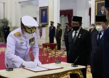 Presiden Joko Widodo Lantik Laksamana Yudo Margono Sebagai Panglima TNI