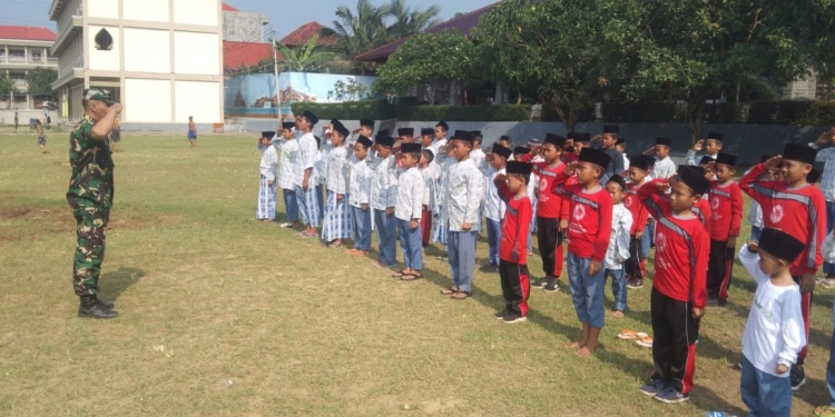 Amankan Pelantikan Perangkat Desa Pule, Koramil 05/Mayong Bersinergi