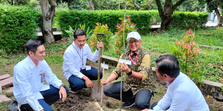 Tanam Puluhan Pohon Produktif, PLN Turut Lestarikan Alam