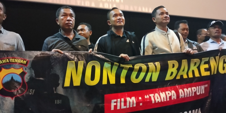 Nonbar Film Tanpa Ampun , Piter Ajak PJU dan Anggota Polres Sragen