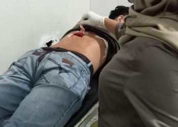 Relawan MRC Ditusuk Oleh Orang Tak di Kenal di Cibinong