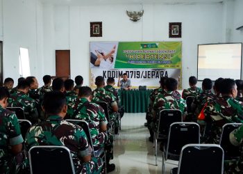 Prajurit TNI Kodim 0719/Jepara Terima Penyuluhan Penyakit Degeneratif