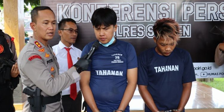 Pelaku Video Viral Seret Samurai dijalan Diringkus Polisi Sragen