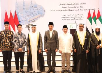 Jokowi Puja Puji di Zayed Humanitarian Day