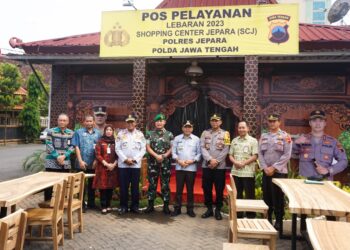 Dandim Bersama Pj. Bupati Jepara Tinjau Kesiapan Pos Pengamanan dan Pelayanan Idul Fitri 1444 Hijriah