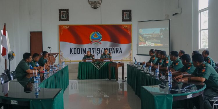 Tim Penilai Lomba Sejati Korem 073/Makutarama, Datangi Kodim 0719/Jepara