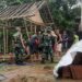 Rumah Taufik Dirobohkan Anggota Satgas TMMD Sengkuyung Kodim Jepara