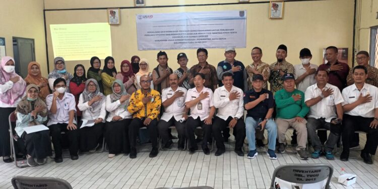 Sosialisasi USAID IUWASH Tangguh dan Workshop Digelar Di Kelurahan Tugu Kecamatan Cimanggis