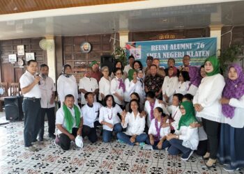 Sosialisasi 3 Titik , Umar PAN Hadir di Reuni SMEA Negeri Klaten