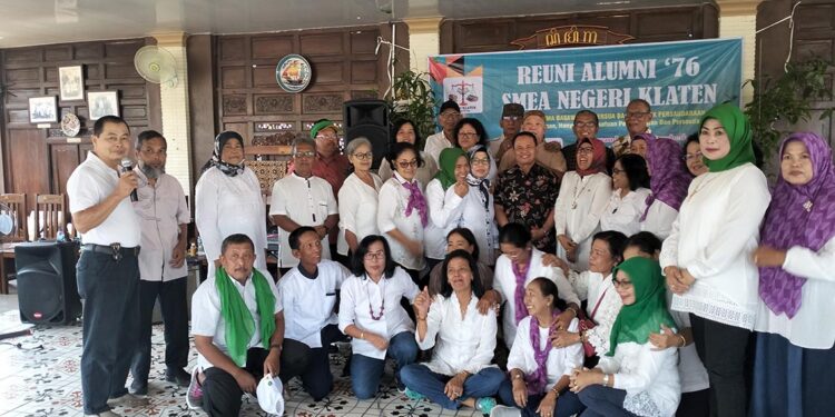 Sosialisasi 3 Titik , Umar PAN Hadir di Reuni SMEA Negeri Klaten