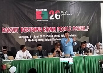 Syahganda Nainggolan Orasi di Solo : Perlu Kesabaran Revolusioner Seperti Anies dan Habib Riziek