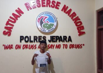 Edarkan Sabu, Seorang Pemuda Ditangkap Satresnarkoba Polres Jepara