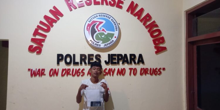 Edarkan Sabu, Seorang Pemuda Ditangkap Satresnarkoba Polres Jepara