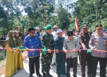 TMMD Sengkuyung Tahap I Sukses Bangun Jalan Sepanjang 569 Meter dan Renovasi Rumah