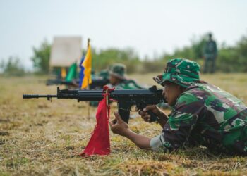 Kodim 0719/Jepara Gelar Latihan Menembak, Pertajam Kemampuan Prajurit