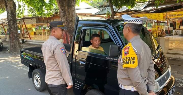 Satgas Preemtif Ops Patuh Candi 2023 Polres Jepara Berikan Himbau Tertib Berlalu Lintas