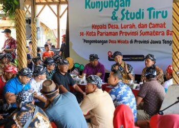 Wali Kota Pariaman Boyong Seluruh Camat dan Kades Ketemu Ganjar Berguru soal Desa Wisata