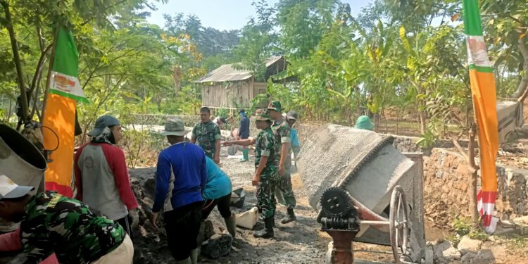 Angkong Menjadi Alat Paling Berperan di TMMD Sengkuyung Tahap II Kodim 0719/Jepara
