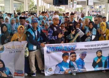 Samira Travel Solo Raya Terbangkan 212 Jamaah UMBAST dari Bandara Ahmad Yani Semarang